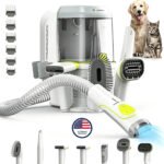 Professional Dog Grooming Vacuum Kit, Dogs & Cats, Direct Handheld Control, 7 Grooming Tools, Deshedding and Dematting for Grooming, Large 2.2L Dust Bin, UL, HEPA Filter | Direct Handheld Control, 7 Grooming Tools, Deshedding and Dematting for Grooming, L