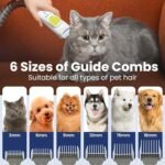 Professional Dog Grooming Vacuum Kit, Dogs & Cats, Direct Handheld Control, 7 Grooming Tools, Deshedding and Dematting for Grooming, Large 2.2L Dust Bin, UL, HEPA Filter | Direct Handheld Control, 7 Grooming Tools, Deshedding and Dematting for Grooming, L - Image 5