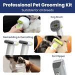 Professional Dog Grooming Vacuum Kit, Dogs & Cats, Direct Handheld Control, 7 Grooming Tools, Deshedding and Dematting for Grooming, Large 2.2L Dust Bin, UL, HEPA Filter | Direct Handheld Control, 7 Grooming Tools, Deshedding and Dematting for Grooming, L - Image 3