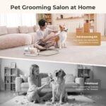Pecute 7-in-1 Dog Grooming Vacuum & Dryer for Heavy Shedding | 10000Pa suction, adj suction & temp, home & salon use, 55dB low noise, 1.7L dust cup, reduces flying hair, easy cleanup - Image 6