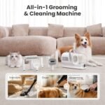 Pecute 7-in-1 Dog Grooming Vacuum & Dryer for Heavy Shedding | 10000Pa suction, adj suction & temp, home & salon use, 55dB low noise, 1.7L dust cup, reduces flying hair, easy cleanup - Image 2
